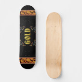 Gold Skateboard (Voorkant)