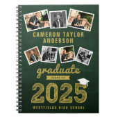 Gold Sketch 2025 Afstudeerder 7 Fotocollage Afstud Notitieboek (Voorkant)