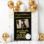 Gold Sketch 2025 Gefeliciteerd met het afstuderen  Spandoek