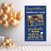 Gold Sketch Class of 2025 Afstudeerfeest Spandoek