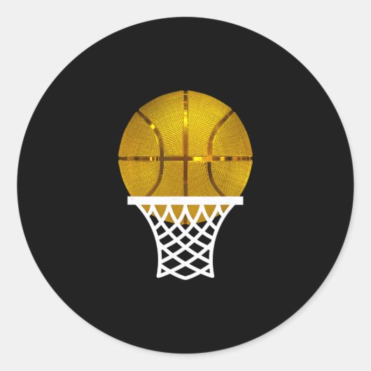 Gold Sketll Trophy Mvp Award  Ronde Sticker (Voorkant)