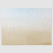 Gold Sky Blue Ombre Waterverf Tissuepapier (Voorkant)