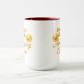 Gold “Smiles Look Amazing On You” Combo Mug Mok (Midden)