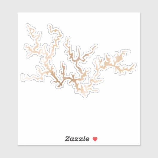 Gold Smith Lake Map Sticker (Vel)