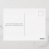 Gold Snaffle Bit Elegant Equestrian Folie Uitnodiging Briefkaart (Achterkant)