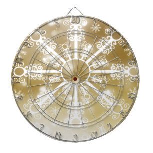 Gold Snowflake Dartbord