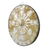 Gold Snowflake Dartbord (Voorkant Rechts)