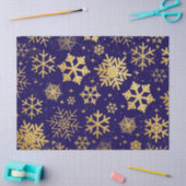 Gold Snowflake Elegance – Tissue Paper Tissuepapier (Craft)
