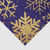 Gold Snowflake Elegance – Tissue Paper Tissuepapier (Detail)