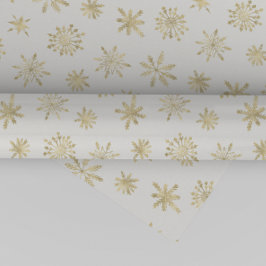 Gold Snowflake kerst Cadeaupapier