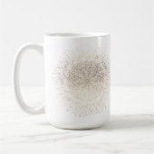 Gold Snowflake-kerstfeestdag-koffie Mok (Links)