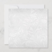 Gold Snowflake Merry kerstfeestelijke uitnodiging (Achterkant)