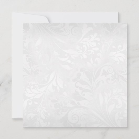 Gold Snowflake Merry kerstfeestelijke uitnodiging (Achterkant)