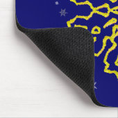 Gold Snowflake Muismat (Hoek)