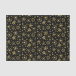 Gold Snowflake Ornament Holiday Tissue Paper Tissuepapier