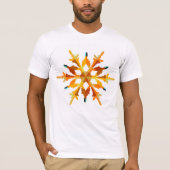 Gold Snowflake T-shirt (Voorkant)