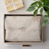 Gold Snowflake Tissuepapier (Geschenk)