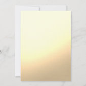 Gold Snowflakes Corporate Kerstparty Kaart (Achterkant)