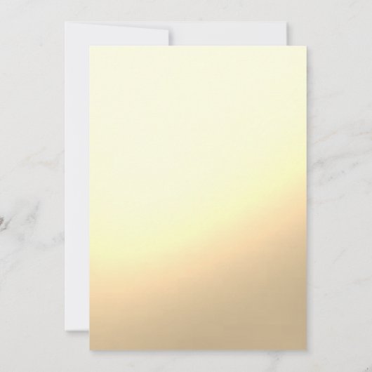 Gold Snowflakes Corporate Kerstparty Kaart (Achterkant)