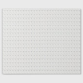 Gold Snowflakes kerst - klein patroon Cadeaupapier (Vlak)