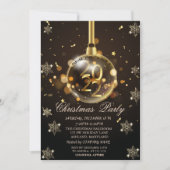 Gold Snowflakes, kerstbal 2022 Company Kaart (Voorkant)