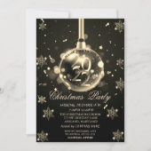 Gold Snowflakes, kerstbal 2022 Kaart (Voorkant)