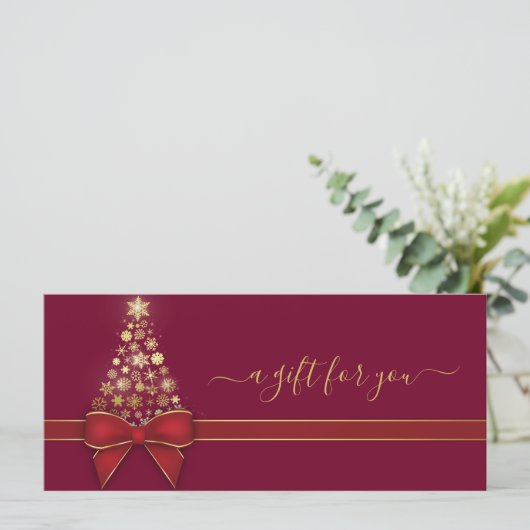 Gold Snowflakes kerstboomroodbaars (Staand voorkant)