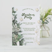 Gold Snowflakes, kerstfeestfeest Kaart (Staand voorkant)