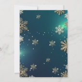 Gold Snowflakes, kerststersierbedrijf Kaart (Achterkant)