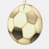 Gold Soccer | Football Sport Gift Keramisch Ornament (Links)