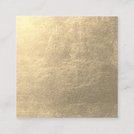 Gold Social Media Icons Black Square Visitekaartje (Achterkant)