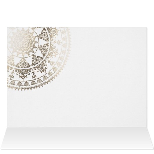 Gold Solar Mandala - Hartelijk dank - Aangepaste k (Binnen Horizontaal (Boven))