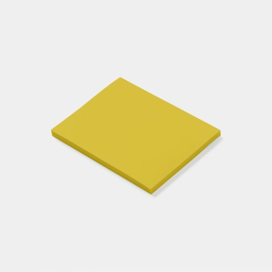 Gold Solid Color Post-it® Notes (Schuin)