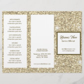 Gold Spa, Massage, Haarstylist-menu & prijsstellin Flyer (Voorkant)