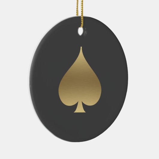 Gold Spade Ornament (Rechts)