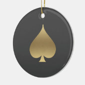 Gold Spade Ornament (Links)