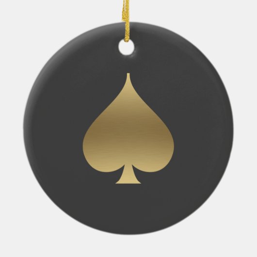 Gold Spade Ornament (Achterkant)