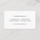 Gold Spade Symbool Marble Pattern Visitekaartje (Achterkant)