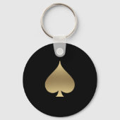 Gold Spade-symbool Sleutelhanger (Voorkant)