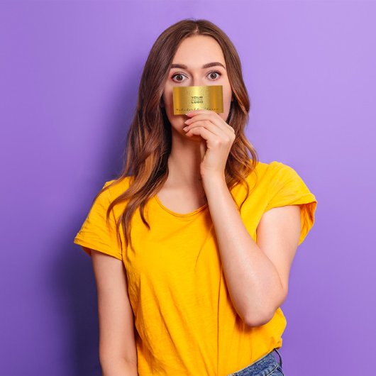 Gold Spark Makeup Artist Lash Elegant Lux Logo Visitekaartje