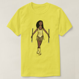 Gold Spark Twirl Girl T-Shirt