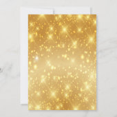 Gold Sparking Background Kaart (Achterkant)