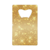 Gold Sparkle Afstuderen Custom 2023 Graduation Par Creditkaart Flessenopener (Achterkant)