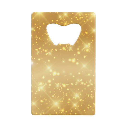Gold Sparkle Afstuderen Custom 2023 Graduation Par Creditkaart Flessenopener (Achterkant)
