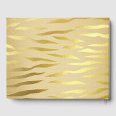 Gold Sparkle Baby shower Guestbook Gastenboek (Achterkant)