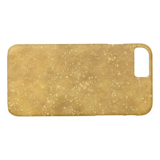 Gold Sparkle Confetti Case-Mate iPhone Case (Achterkant (Horizontaal))