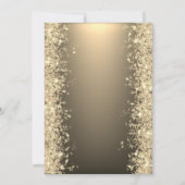 Gold Sparkle Diamonds Shiny Gold Pensioen Kaart (Achterkant)