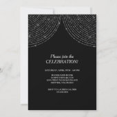 Gold Sparkle Dress Bachelorette Kaart (Achterkant)