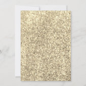 Gold Sparkle Dress Champagne Shimmer Vrijgezellenf Kaart (Achterkant)