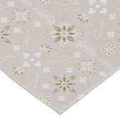 Gold Sparkle en Taupe Taika Folk Art Korte Tafelloper (Hoek)